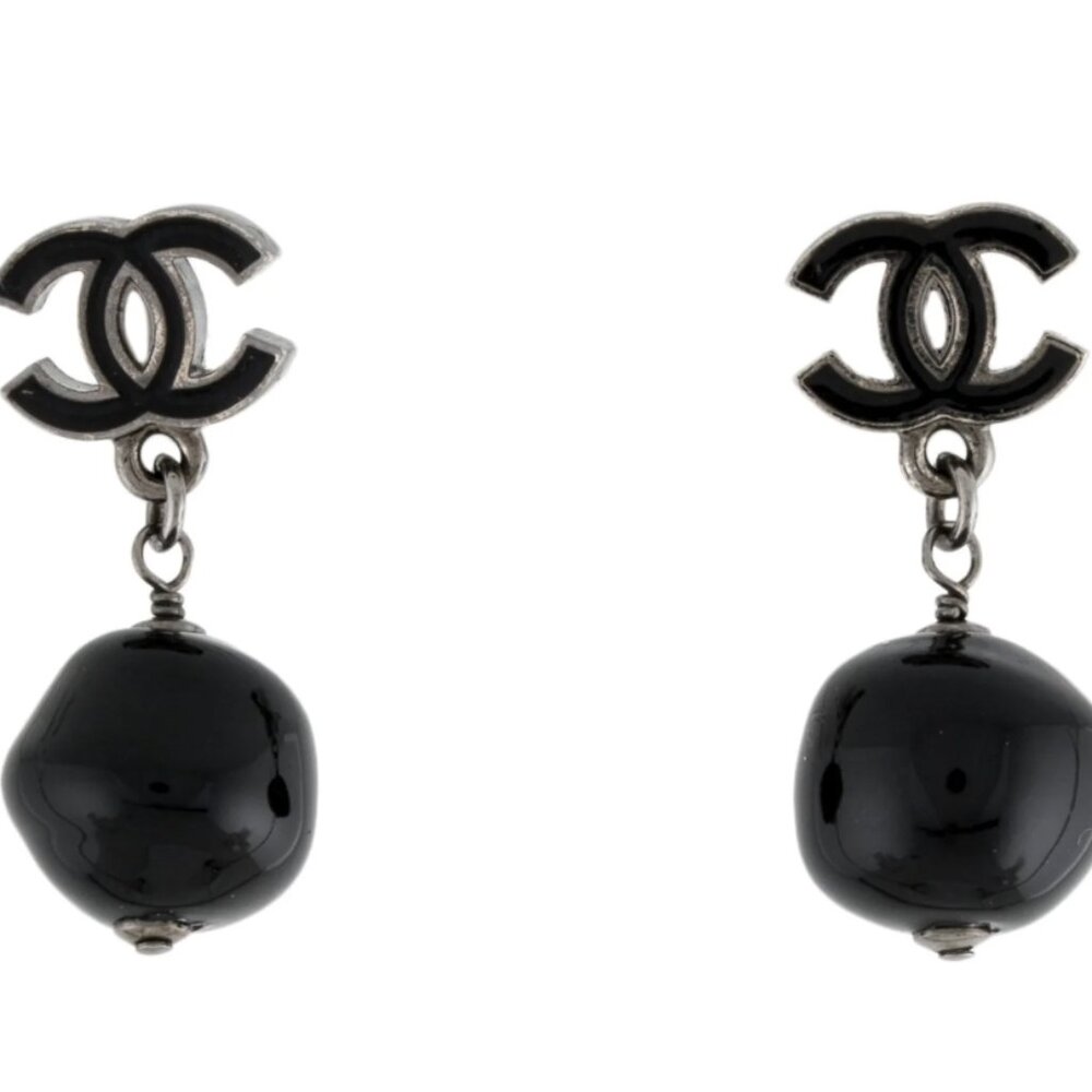 Resin CC Drop Earrings